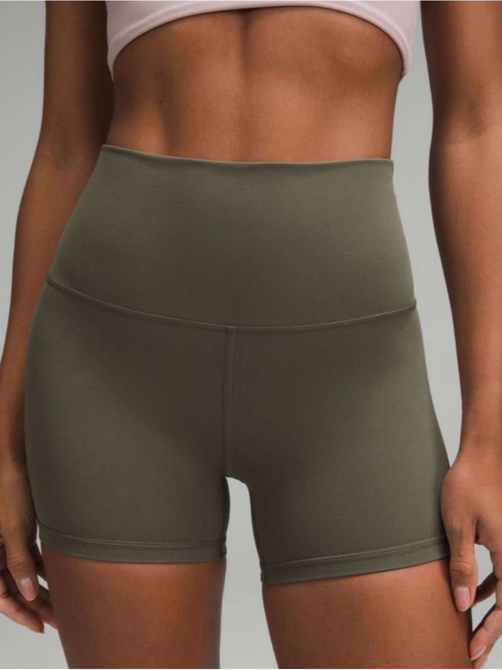 Lululemon Olive Align High Rise Shorts